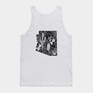 Arizona Cacti and Wildlife Tank Top